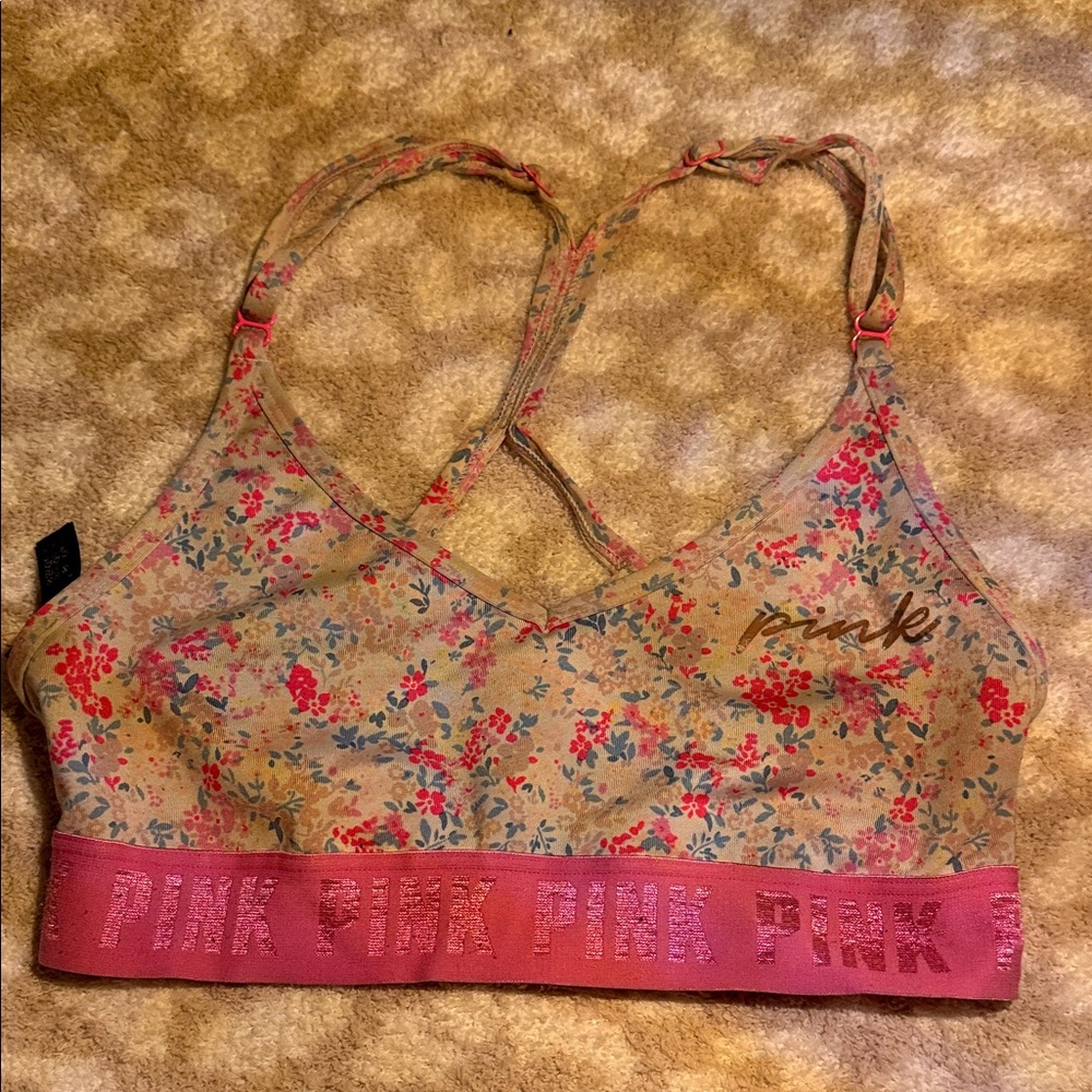 Victoria's Secret Pink Floral Bra